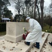 Volkstrauertag in Ehrenfriedhof, Zehrensdorf in Zossen