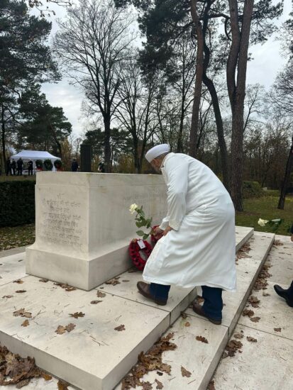 Volkstrauertag in Ehrenfriedhof, Zehrensdorf in Zossen