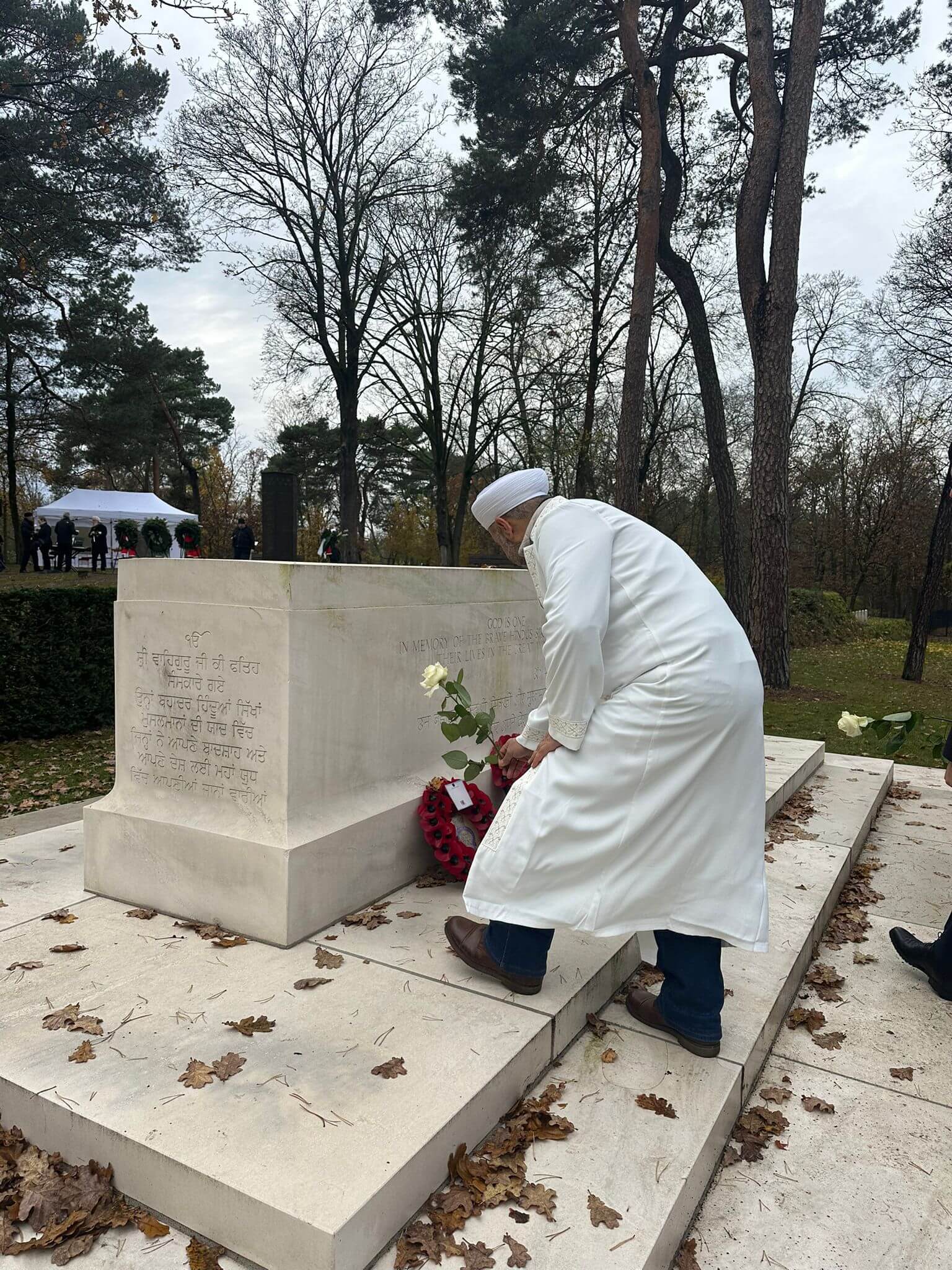 Volkstrauertag in Ehrenfriedhof, Zehrensdorf in Zossen